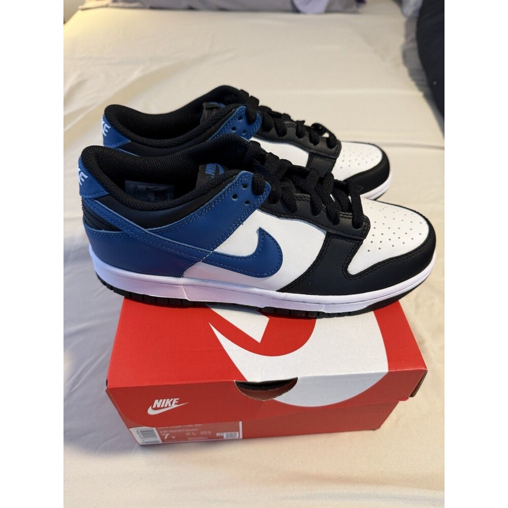 Nike Unisex Dunk Low GS Sneakers Industrial Blue DH9765-104 Size 7Y/8.5 Womens